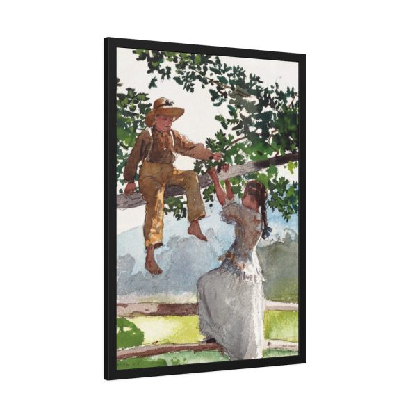 93830-69.jpg On the Fence Framed Poster