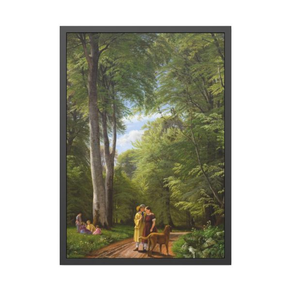 93830-76.jpg A Beech Wood in May near Iselingen Manor by P. C. Skovgaard Framed Poster