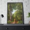 93830-79.jpg A Beech Wood in May near Iselingen Manor by P. C. Skovgaard Framed Poster