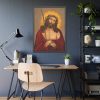 93831-10.jpg Jesus Christ With Crown of Thorns Framed Poster