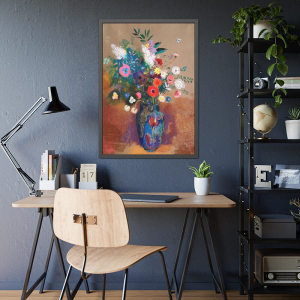 93831-110.jpg Bouquet of Flowers by Odilon Redon Framed Poster