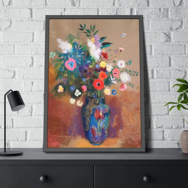 93831-111.jpg Bouquet of Flowers by Odilon Redon Framed Poster