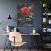 93831-114.jpg Close-up of a Red Rose With Its Petals Framed Poster