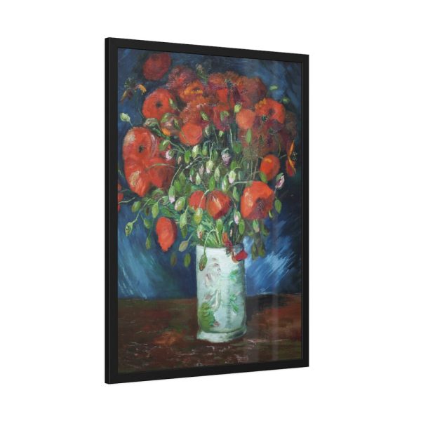 93831-121.jpg Vase with Poppies by Vincent van Gogh Framed Poster