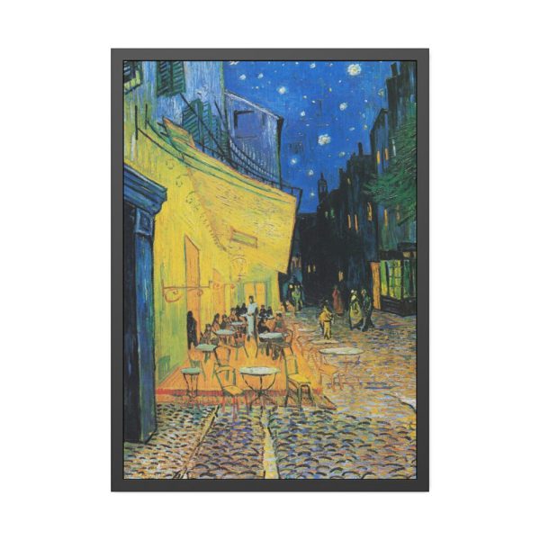 93831-124.jpg Café Terrace at Night by Vincent van Gogh Framed Poster