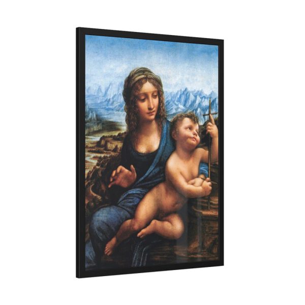 93831-129.jpg Madonna of the Yarnwinder by Leonardo da Vinci Framed Poster