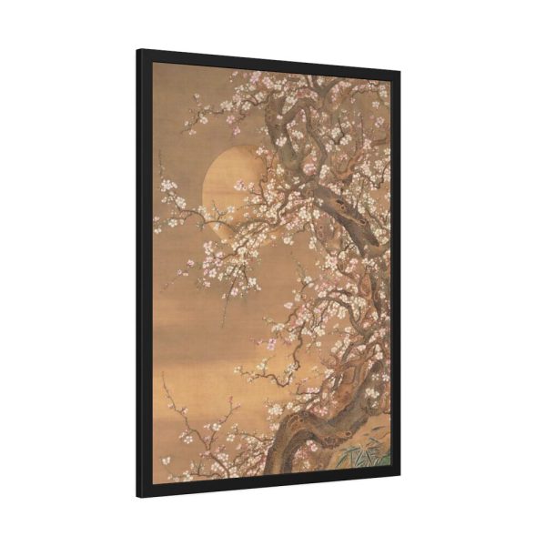Gnarly Tree in Moonlight Framed Poster