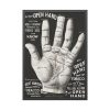 93831-156.jpg Open Hand Palm reading Framed Poster