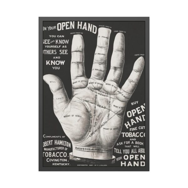 93831-156.jpg Open Hand Palm reading Framed Poster