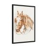 93831-165.jpg Head of a Horse With Blinkers by Jean Bernard Framed Poster