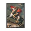 Napoleon Crossing the Alps by Jacques-Louis David Framed Poster