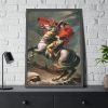 Napoleon Crossing the Alps by Jacques-Louis David Framed Poster