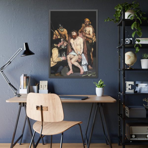 93831-22.jpg Jesus Mocked by the Soldiers Framed Poster