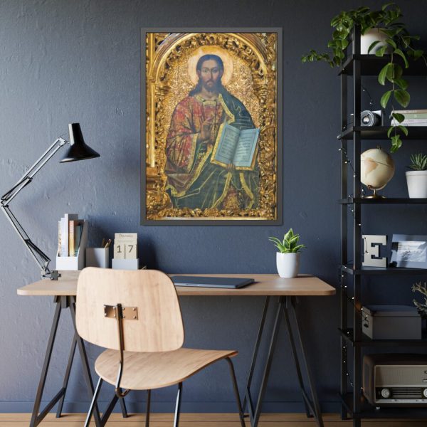 93831-30.jpg Jesus Christ Framed Poster
