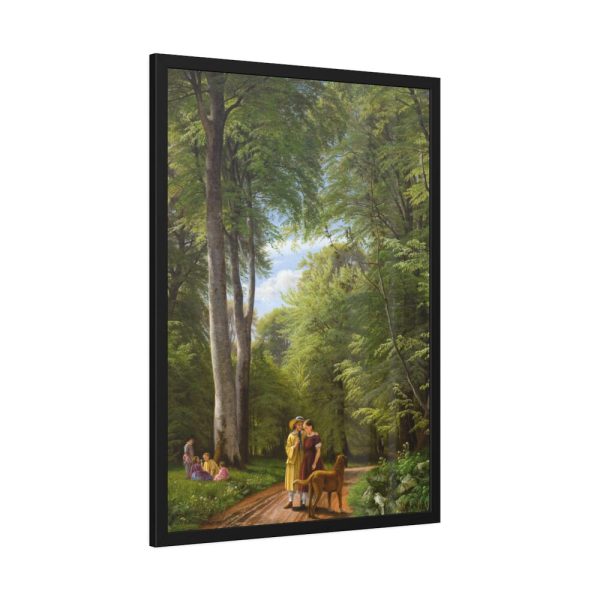 93831-73.jpg A Beech Wood in May near Iselingen Manor by P. C. Skovgaard Framed Poster
