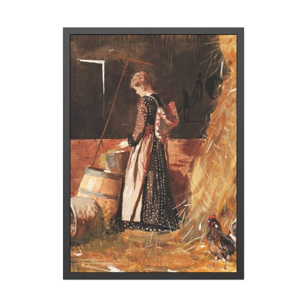93831-76.jpg Fresh Eggs by Winslow Homer Framed Poster