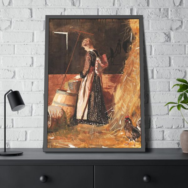 93831-79.jpg Fresh Eggs by Winslow Homer Framed Poster