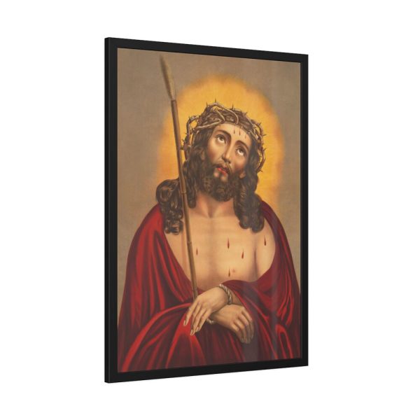 93831-9.jpg Jesus Christ With Crown of Thorns Framed Poster