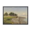 93854-104.jpg Højerup Church on Stevns Klint by P. C. Skovgaard Framed Poster