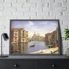 View of the Grand Canal, Venice by P. C. Skovgaard Framed Poster