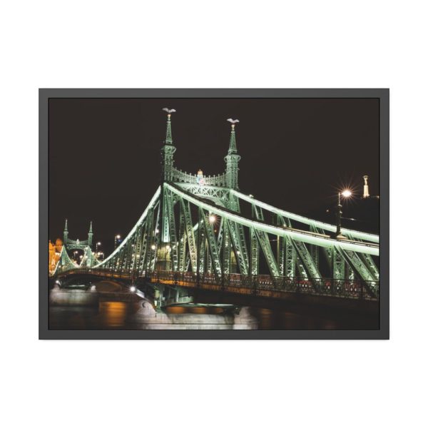 93854-128.jpg Budapest Liberty Bridge Franz Joseph Framed Poster