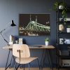 93854-130.jpg Budapest Liberty Bridge Franz Joseph Framed Poster
