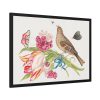 93854-157.jpg Ilustration of a Bouquet of Two Carnations Framed Poster