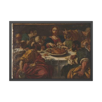 The Last Supper by Bartolomeo Schedoni Framed Poster