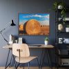 93854-230.jpg Straw Bales Framed Poster
