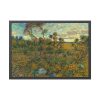 Sunset at Montmajour by Vincent van Gogh Framed Poster