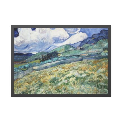 Landscape from Saint-Rémy by Vincent van Gogh Framed Poster