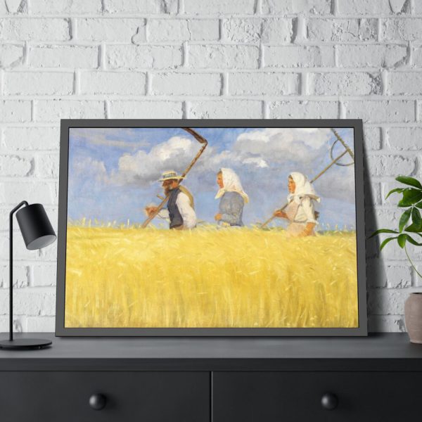 93854-31.jpg Anna Ancher's Harvesters Framed Poster