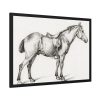 93854-313.jpg Standing horse by Jean Bernard Framed Poster