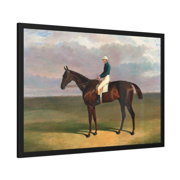 93854-317.jpg Margrave with James Robinson Up by John Frederick Herring Framed Poster