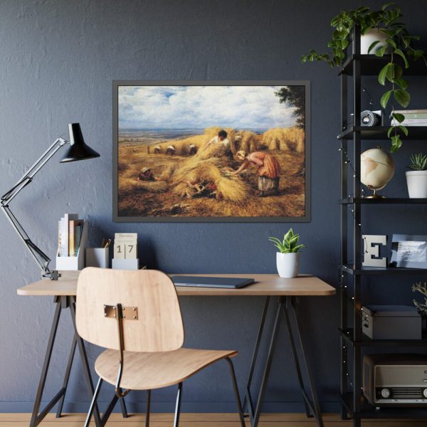 93854-34.jpg The Harvest Cradle, Framed Poster