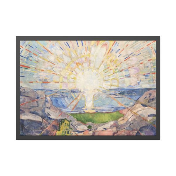 93854-348.jpg Solenintro by Edvard Munch Framed Poster