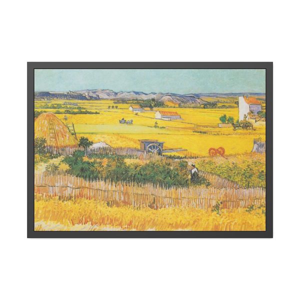 93854-36.jpg Van Gogh Harvest Framed Poster