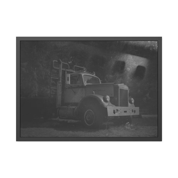 93854-364.jpg Logging Truck Framed Poster