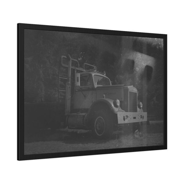 93854-365.jpg Logging Truck Framed Poster
