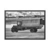 Old Truck Blake and White Framed Poster