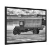Old Truck Blake and White Framed Poster