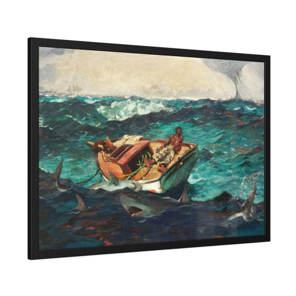 93854-405.jpg The Gulf Stream by Winslow Homer Framed Poster