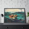 93854-407.jpg The Gulf Stream by Winslow Homer Framed Poster