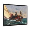 93854-413.jpg The Flirt by Winslow Homer Framed Poster