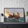 93854-415.jpg The Flirt by Winslow Homer Framed Poster