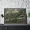 Girl Picking Apple Blossoms by Winslow Homer Framed Poster
