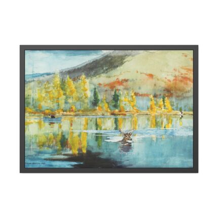An October Day by Winslow Homer Framed Poster