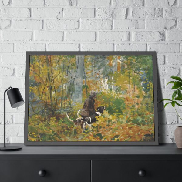 93854-435.jpg On the Trail by Winslow Homer Framed Poster