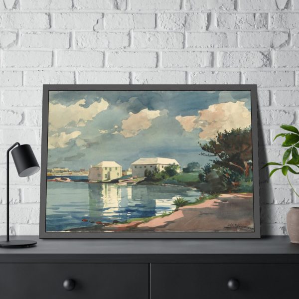 93854-443.jpg Salt Kettle, Bermuda by Winslow Homer Framed Poster