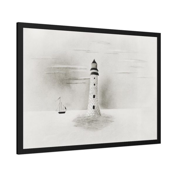 93854-45.jpg Eddystone Lighthouse by Mary Altha Nims Framed Poster
